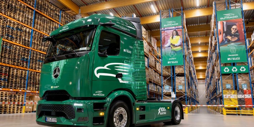 L’entreprise logistique EUTRACO investit dans la plus grande flotte de camions électriques du pays